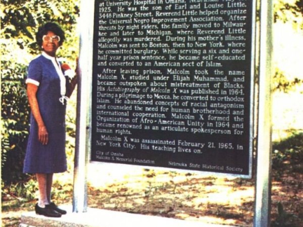 Rowena Moore and the Malcolm X&nbsp;Memorial