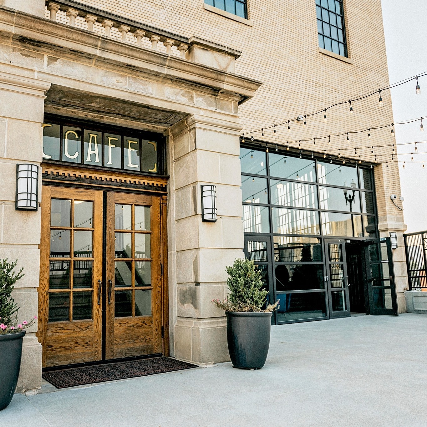 From Burlington Mail Terminal to Commerce Village and Cafe Postale