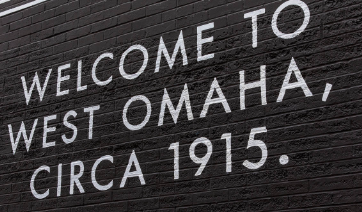 West from 39th and Farnam Streets