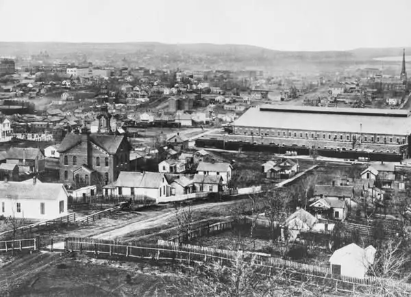 Northwest from 9th and Pacific Streets