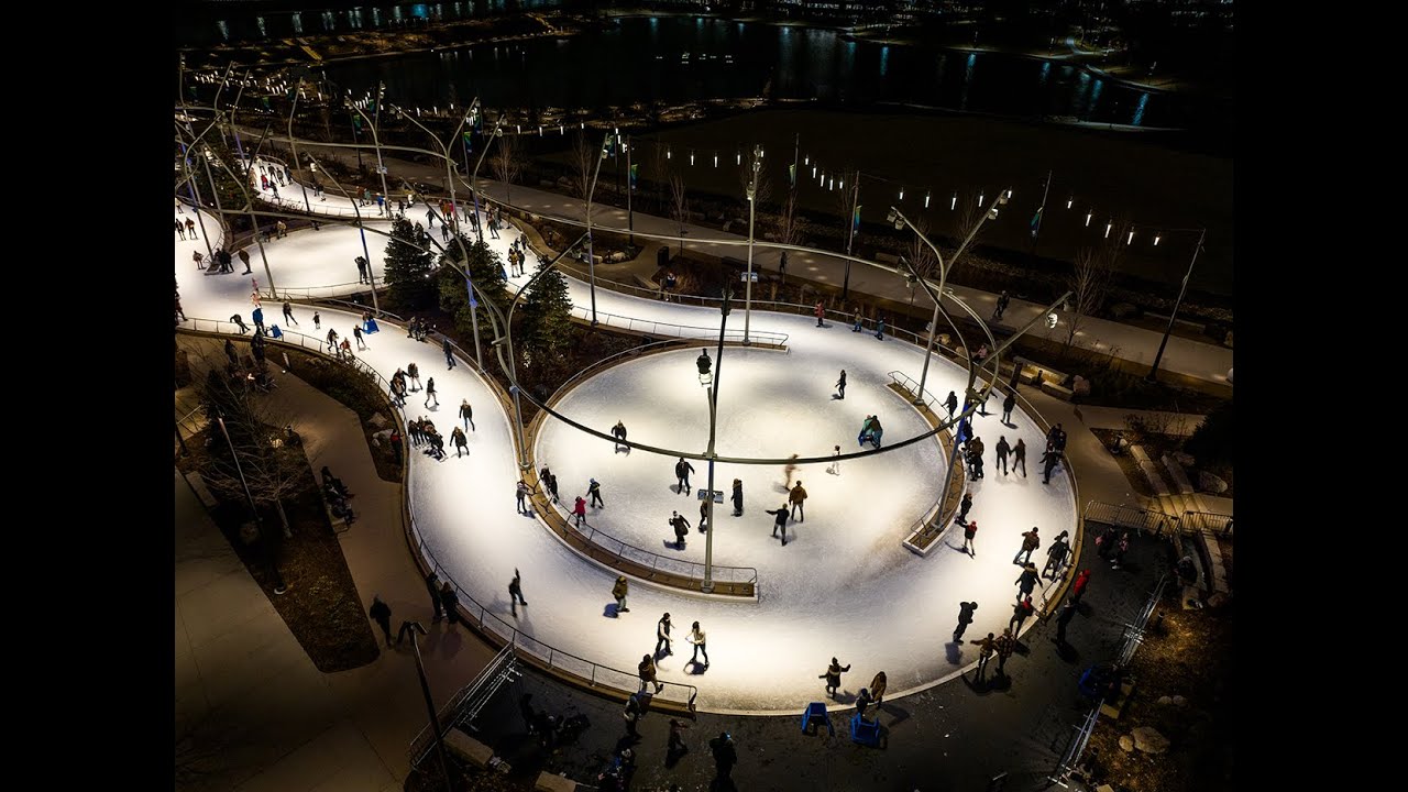 Ice Skating at Heartland of America Park