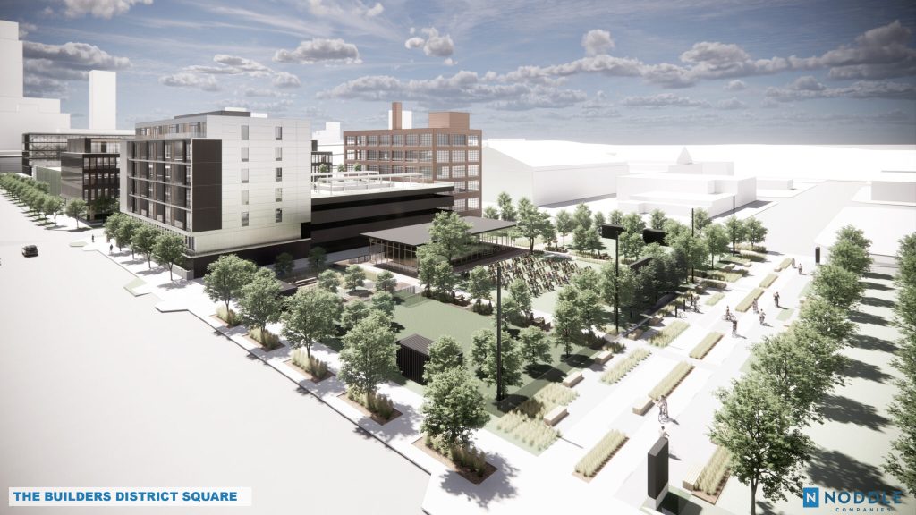 Movie Nights in the New Builder’s District Park in North&nbsp;Downtown