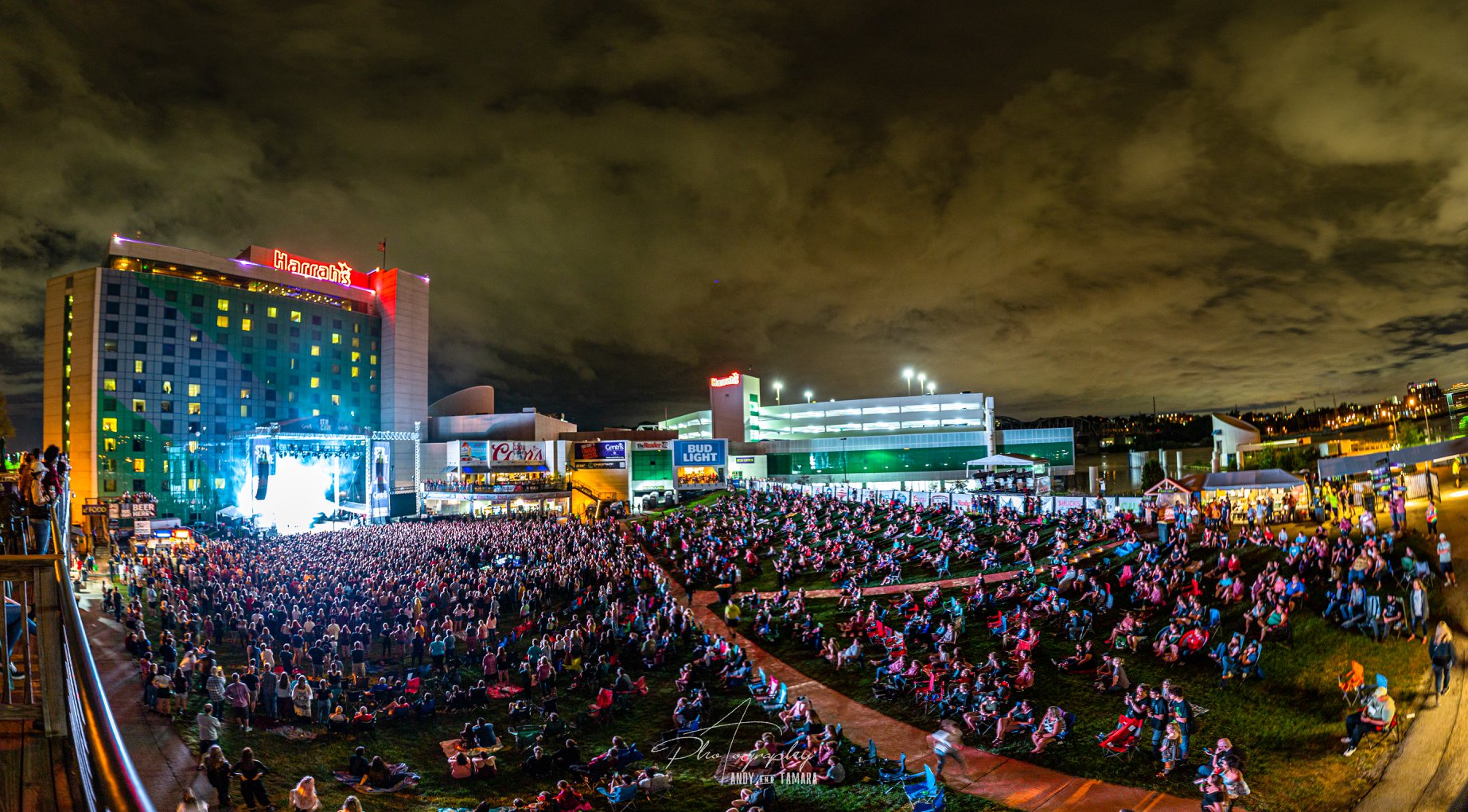 Harrah’s Hotel and Casino, Stir Concert Cove and the Kanesville Queen