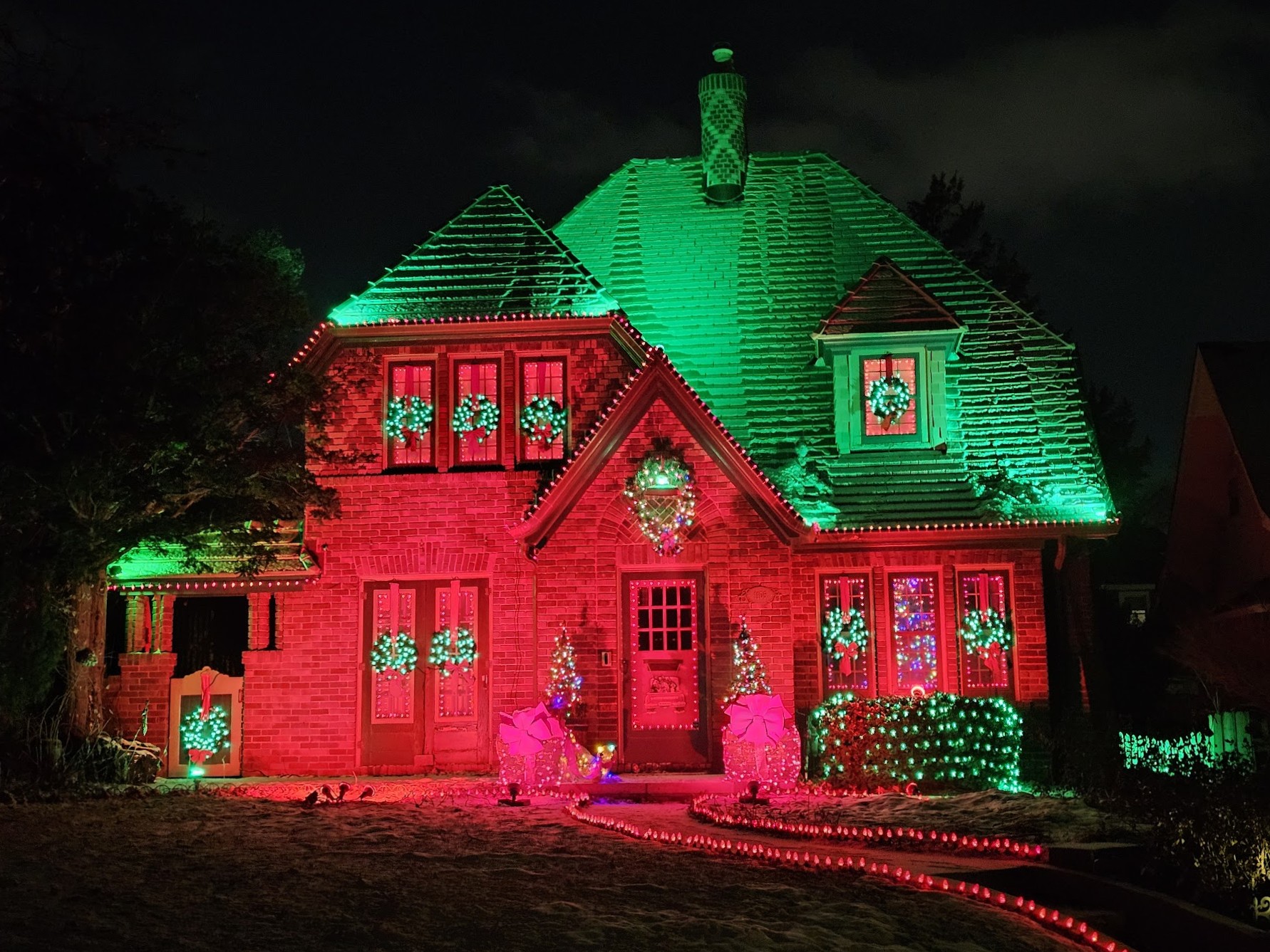 The Field Club Christmas Cottage at 1106 Turner Boulevard